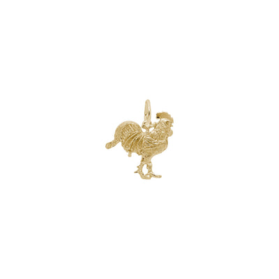 Rooster Charm yellow (14K) main - Lucky Diamond - New York