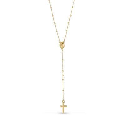 Rosary Necklace (14K) main - Lucky Diamond - New York
