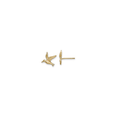 Seagull Bird Friction Post Earrings (14K) main - Lucky Diamond - New York