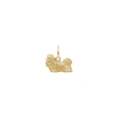 Shih Tzu Dog Charm yellow (14K) main - Lucky Diamond - New York
