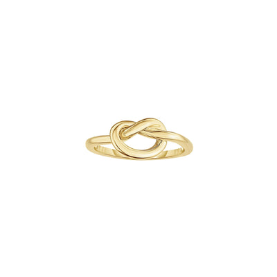 Shiny Love Knot Ring (14K) main - Lucky Diamond - New York