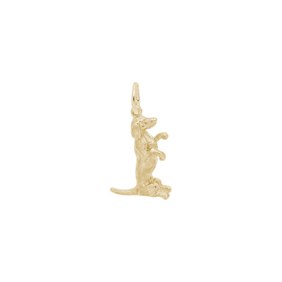 Sitting Dachshund Dog Charm yellow (14K) main - Lucky Diamond - New York