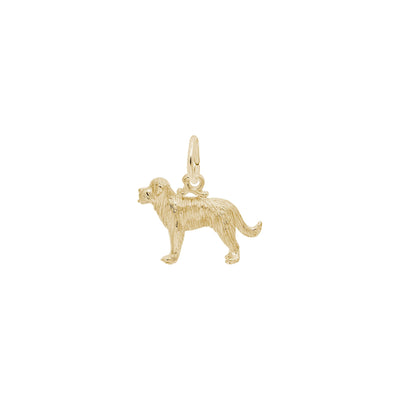 St. Bernard Dog Charm yellow (14K) main - Lucky Diamond - New York