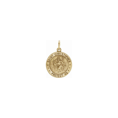 St. Christopher Medal (14K) front - Lucky Diamond - New York