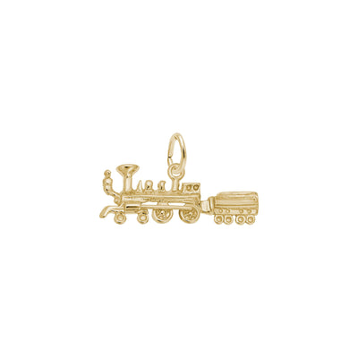 Steam Train Charm yellow (14K) main - Lucky Diamond - New York