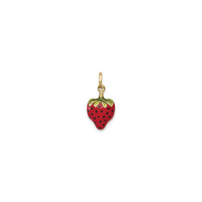 Strawberry Reversible 3D Pendant (14K) front - Lucky Diamond - New York