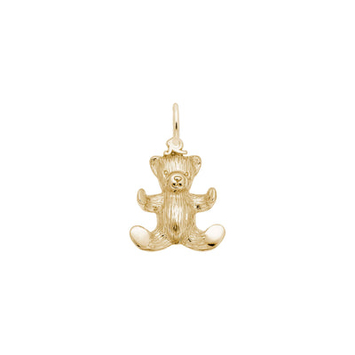 Teddy Bear Pendant yellow (14K) main - Lucky Diamond - New York