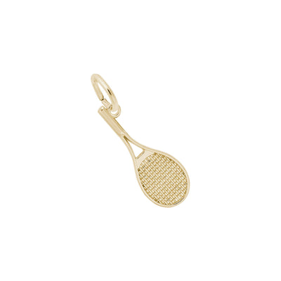 Tennis Racket Charm yellow (14K) main - Lucky Diamond - New York