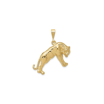 Tiger Pendant (14K) front - Lucky Diamond - New York