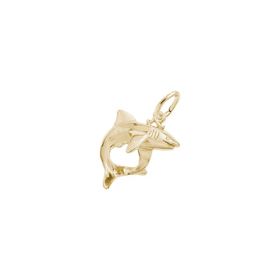 Tiger Shark Pendant yellow (14K) main - Lucky Diamond - New York