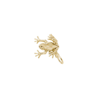 Tree Frog Charm yellow (14K) main - Lucky Diamond - New York