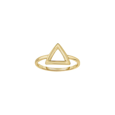 Triangle Shape Ring (14K) main - Lucky Diamond - New York