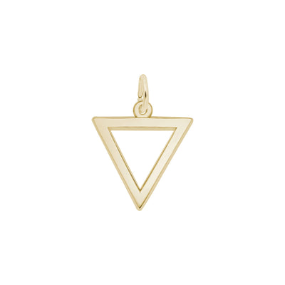 Trinity Triangle Charm yellow (14K) main - Lucky Diamond - New York