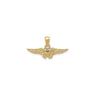 U.S. Naval Flight Officer Emblem Pendant (14K) front - Lucky Diamond - New York