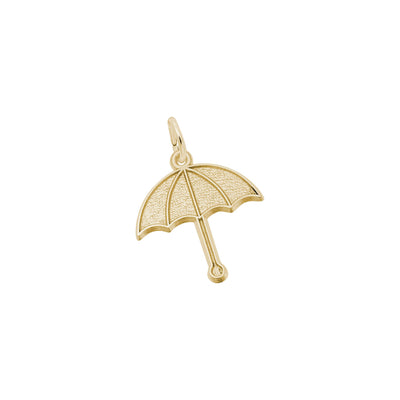 Umbrella Charm yellow (14K) main - Lucky Diamond - New York