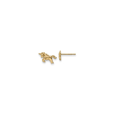 Unicorn Friction Post Stud Earrings (14K) main - Lucky Diamond - New York