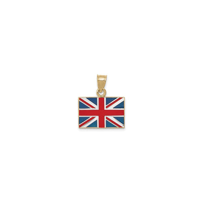 United Kingdom Flag Enamel Pendant (14K) front - Lucky Diamond - New York