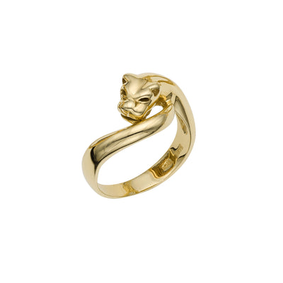 Wrapping Panther Stackable Ring (14K) main - Lucky Diamond - New York