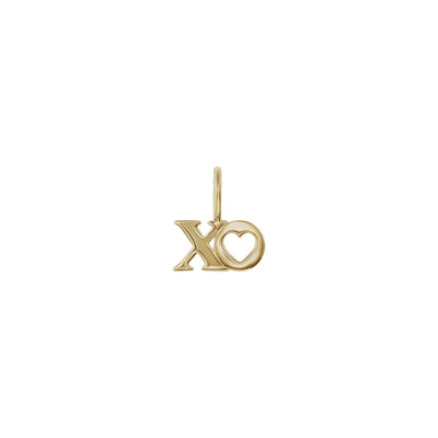XO Love Pendant (14K) front - Lucky Diamond - New York