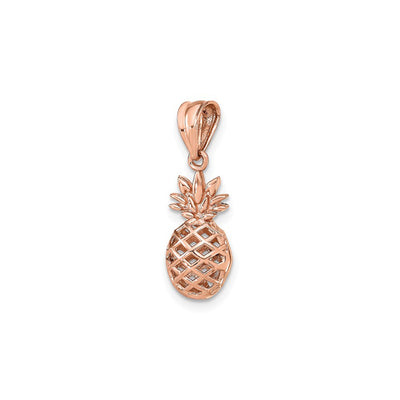 Rose Hollow Pineapple Pendant (14K) main - Lucky Diamond - New York