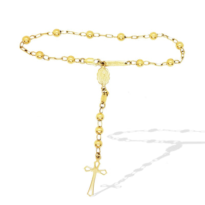 Rosary Bracelet (14K)-Lucky Diamond