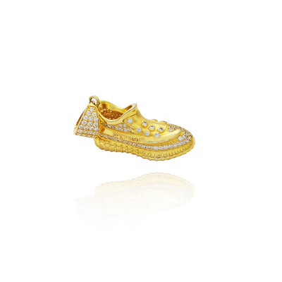 Golden Yeezy Sneaker Pendant (Silver) New York Lucky Diamond