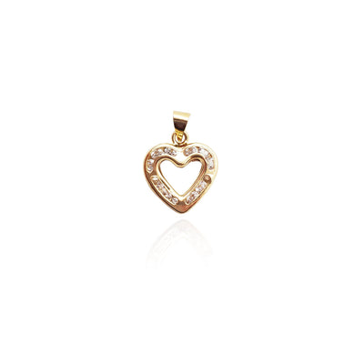 Heart CZ Pendant (14K) Lucky Diamond New York