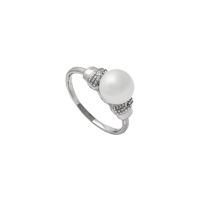 Pearl Lady Ring (Silver) Lucky Diamond New York