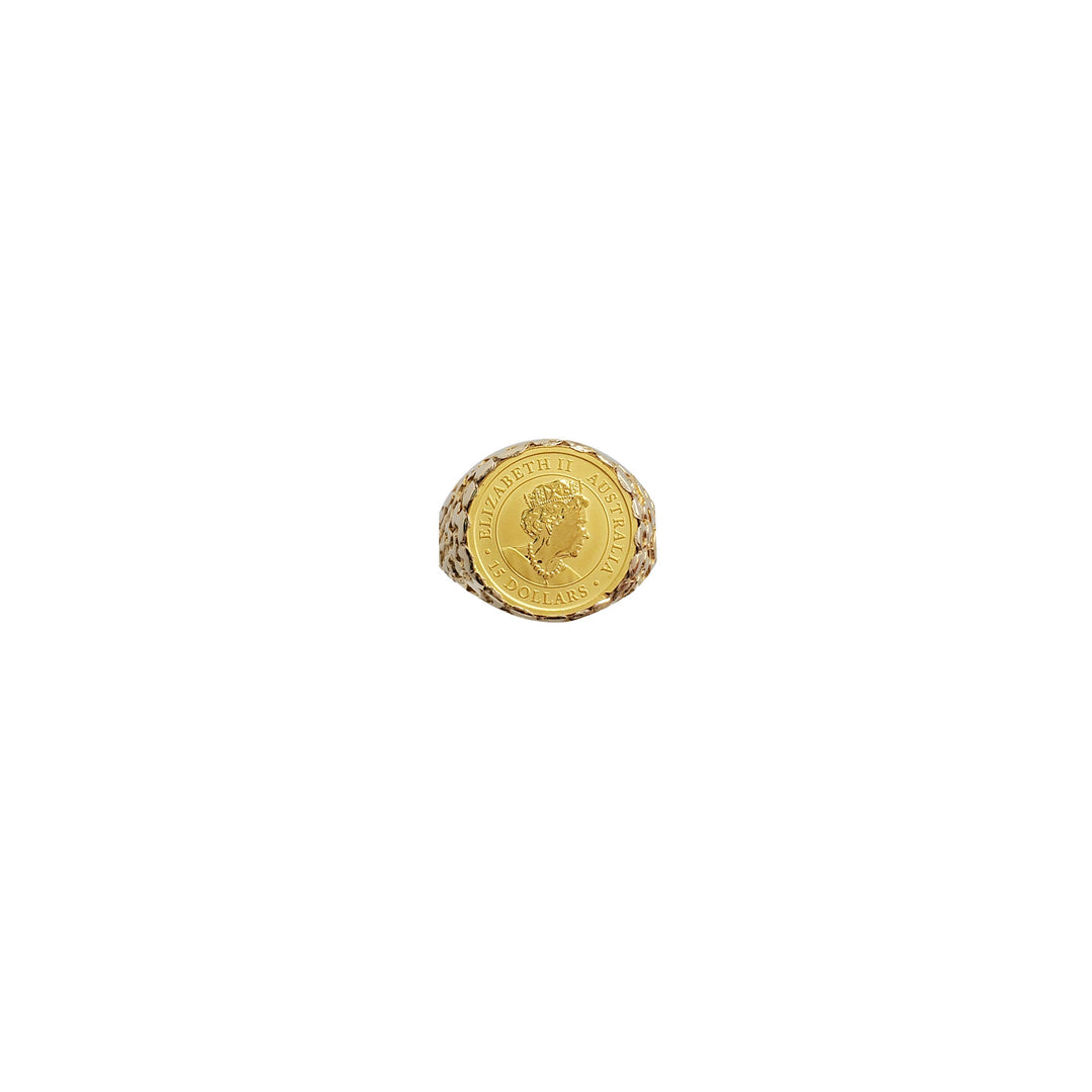 アクセサリー Small Elizabeth Coin With Diamond Ring 2012 QUEEN DIAMOND JUBILEE PRINCESS OF YORK 0.5 GRAM .585