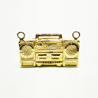Boombox Pendant 10K - Lucky Diamond