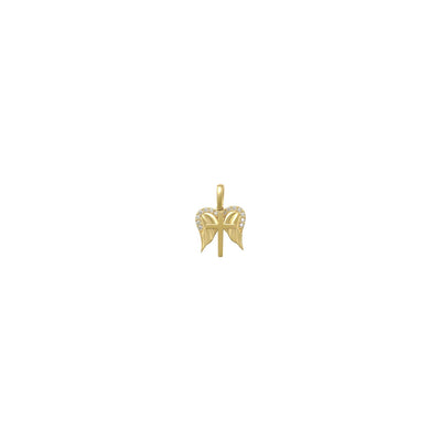 Icy Winged Cross Pendant (14K) front - Lucky Diamond - New York