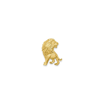 Pride Male Lion Pendant (14K) front - Lucky Diamond - New York