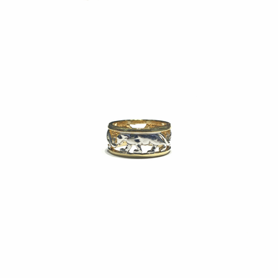 Panther Background Less Eternity Ring (14K) Lucky Diamond - New York
