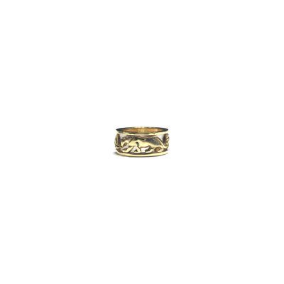 Panther Eternity Ring (14K) front - Lucky Diamond - New York