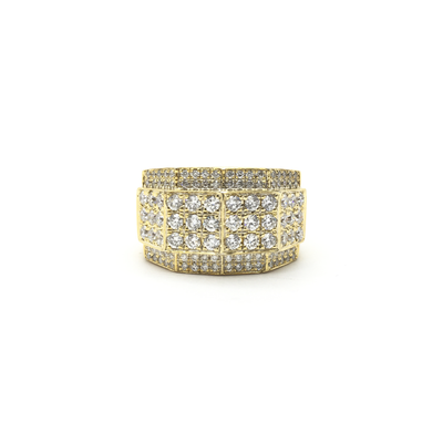 Four-Faceted Diamond Ring (14K) front - Lucky Diamond - New York