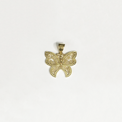 Fairy Butterfly Pendant (14K) Gold - Lucky Diamond - New York