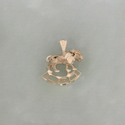 Leo Zodiac Sign Handcrafted Diamond Cut Pendant (14K) - Lucky Diamond