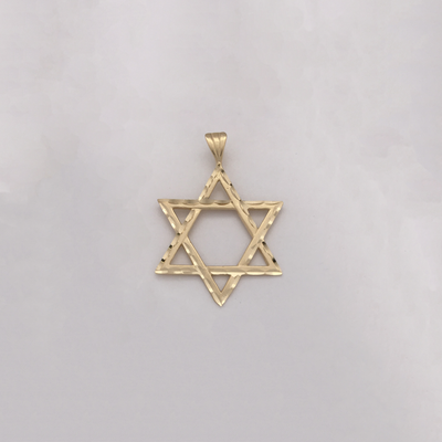 Star of David Diamond Cut Pendant (14K) - Lucky Diamond