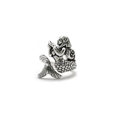 Mermaid Antique Ring (Silver) front - Lucky Diamond - New York