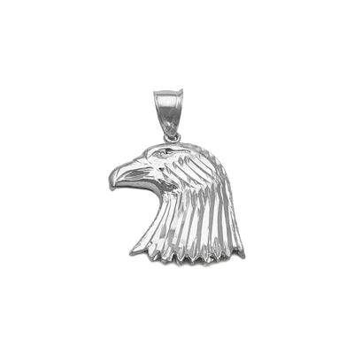 Bald Eagle Head Pendant (Silver) front - Lucky Diamond - New York