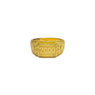 2000 Adjustable Ring (24K) front - Lucky Diamond - New York