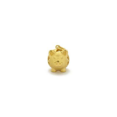 Adorable Little Pig Pendant (24K) front - Lucky Diamond - New York