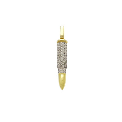 Ak-47 Bullet Diamond Pendant (14K) Lucky Diamond New York
