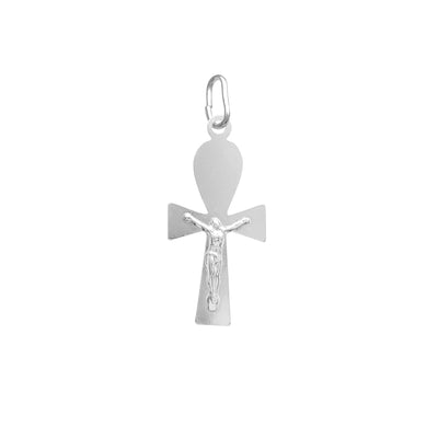 Ankh Jesus Crucified Pendant (Silver) Lucky Diamond New York