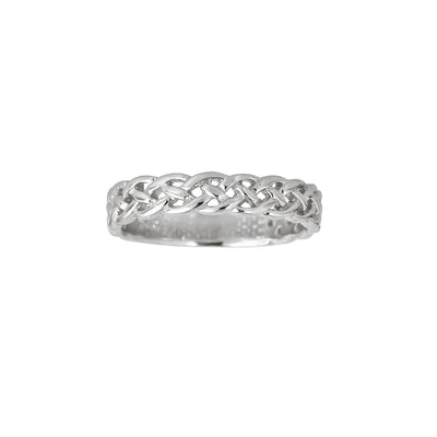 Braided Ring (Silver) Lucky Diamond New York