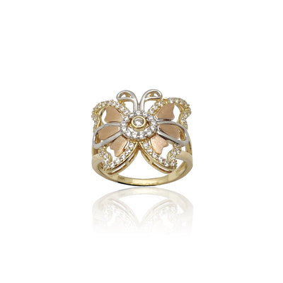 Butterfly CZ Ring (14K) Lucky Diamond New York