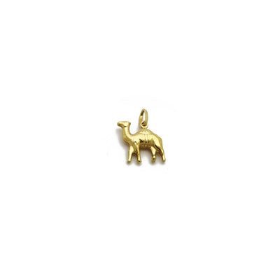 Camel Pendant (14K) 14 Karat Yellow Gold, Lucky Diamond New York