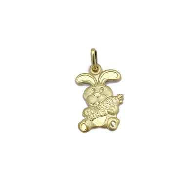 [兔] Chinese Zodiac Rabbit Pendant (14K) Lucky Diamond New York