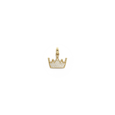 Classic Crown CZ Pendant (14K) Lucky Diamond New York