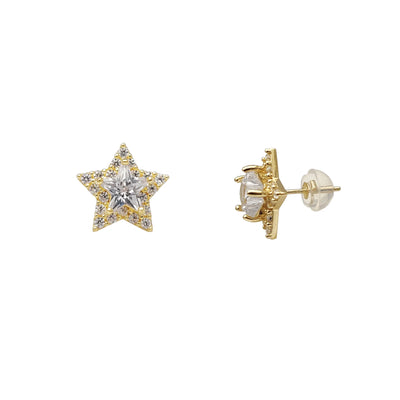 Cluster Star Stud Earring (14K) Lucky Diamond New York